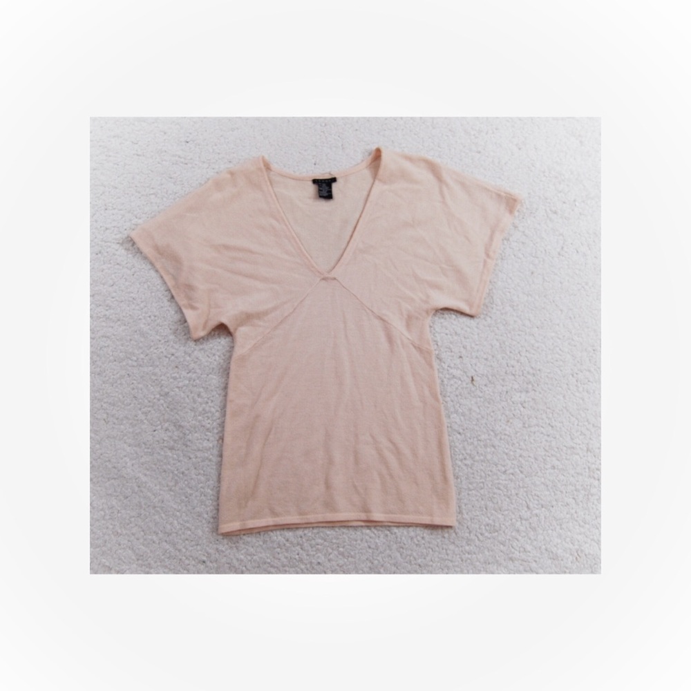 Theory wool dolman Sleeve career blouse Sz m